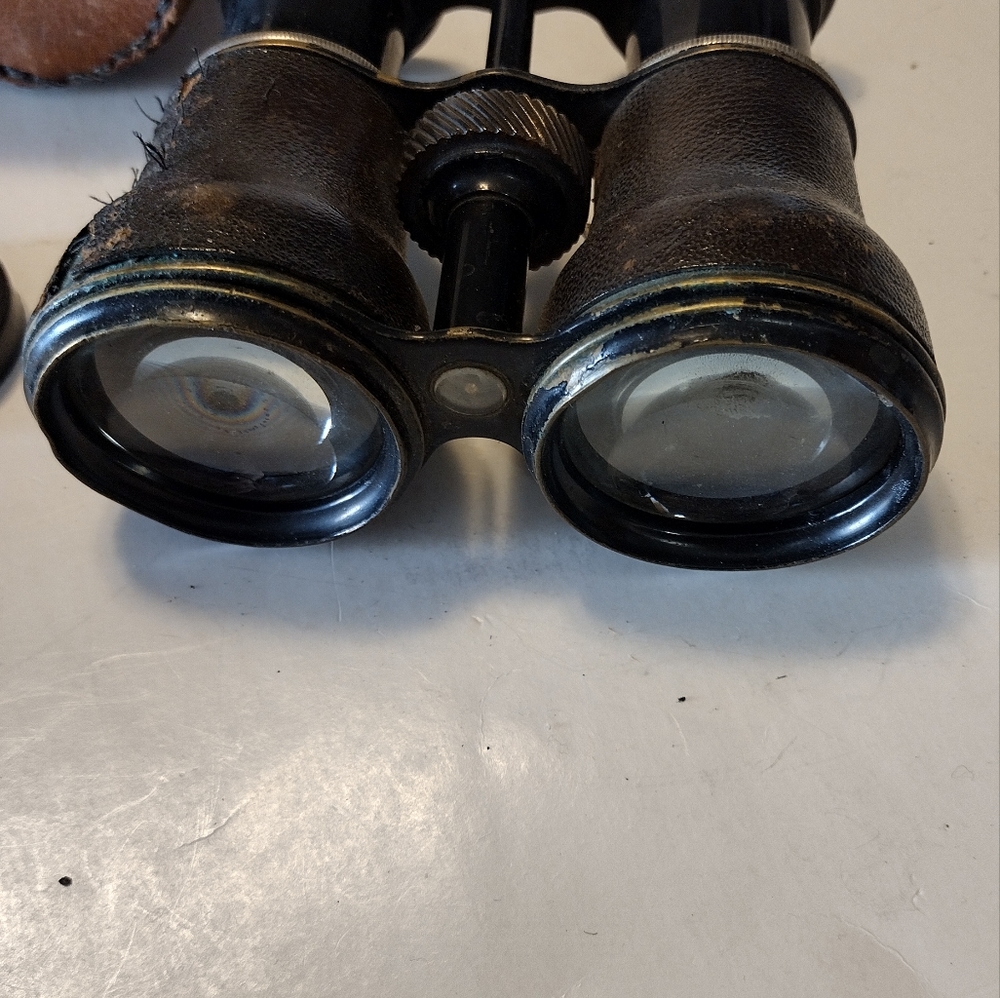 Vintage Pebble Leather Opera/Theater  Lenses Glasses Binoculars - Picture 5 of 10